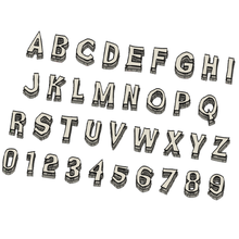 Mario stile lettere copertine arte lettera figura lampada scatola guidato 3d print model - Mito3D