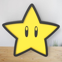 Mario Süper star gece ışık dekorasyon isimler parlak 3d print model - Mito3D
