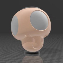 mario toad mate bros mushroom argentinean vaso glass 3d print model - Mito3D
