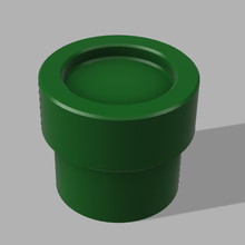 mario deformación tubo roscado gorra organización 3d print model - Mito3D