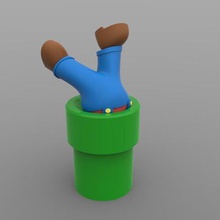 mario gioco bros koopa bowser nes nintendo super luigi giocattolo video 3d print model - Mito3D