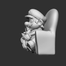 marios hermanos jugador Mario Bros nintendo mariobrosgamer 3d print model - Mito3D