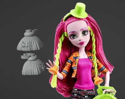 marisol coxi hair tassels replacements monster high doll custom accessory exchange 3d print model - Mito3D