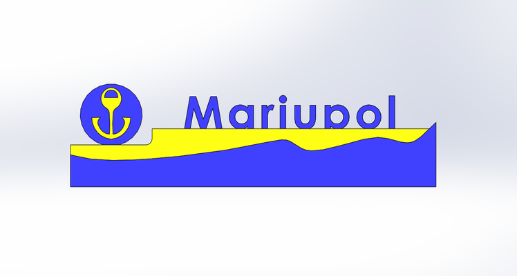 mariupol stella ucrania 3d print model - Mito3D