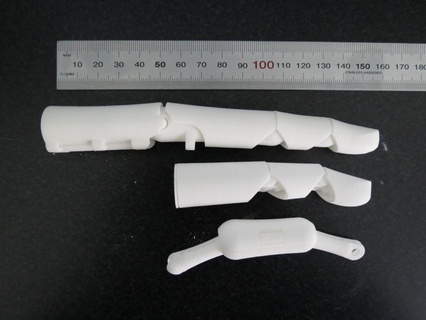 mark3 finger tests anthromod hand robot shapeways test robotics 3d print model - Mito3D