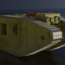 marca iv masculino tanque 1 35 modelador markiv retorna 3d print model - Mito3D