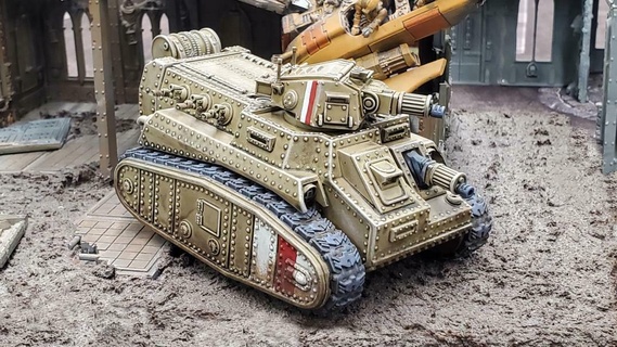 markhor ii armored transport imperial galactic war hammer guard apc personnel carrier tank vehicle wargaming miniature 3d print model - Mito3D