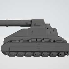 tirador juego 6mm la artillería tanque mechwarrior alphastrike battletech 3d print model - Mito3D