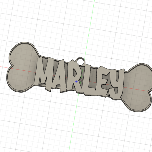 marley medallion jewelry animal necklace dog chat 3D print model - Mito3D