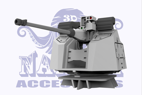 Marlin 30 mm cannone ws 1 72 replica 3d print model - Mito3D
