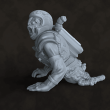 marooned soldier miniature zombie undead tabletop 3d print model - Mito3D