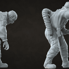 marooned technician miniature zombie undead tabletop space 3d print model - Mito3D