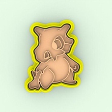 Marowak kurabiye kesici kesiciler pul pullar carimbo pokemon 3d print model - Mito3D