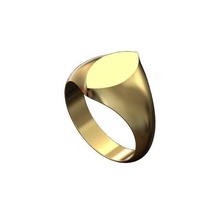 marquise shaped signet ring size 5to10 3d print model jewelry printable gold silver jewellery sterling fashion accessories luxury modern statement collection engraving engravable rings 3d print model - Mito3D