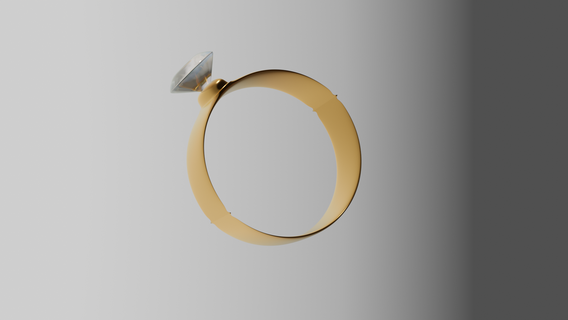 matrimonio squillare signore anelli nozze 3d print model - Mito3D