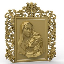 jesus heiraten tote Religion Kunst 3d print model - Mito3D