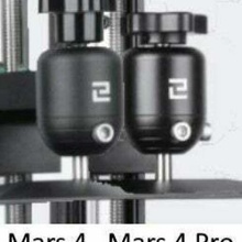 Mars 2 pro espaceur axe taille imprimable elegoo 3d_printer_accessories 3d print model - Mito3D