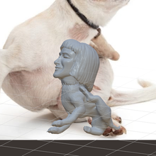Mars attaque chien femme 3d print model - Mito3D