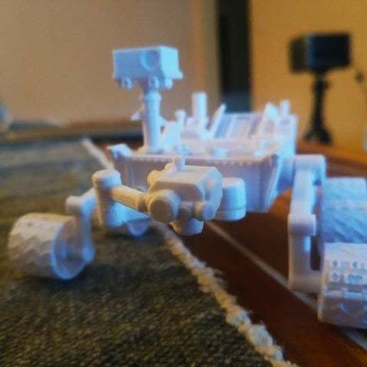 mars-curiosity-rover Spiel Modell-Roboter Raum Wissenschaft der nasa mars-rover mars Labor die exploration Neugier Astronomie 3D print model - Mito3D
