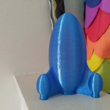 mars iii rocket can printed no supports infill art sculptures 3d print model - Mito3D