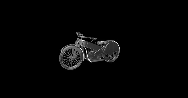 Mars ma20 956cc 1925 moto moteur vélo motocyclette motorrad 3d print model - Mito3D