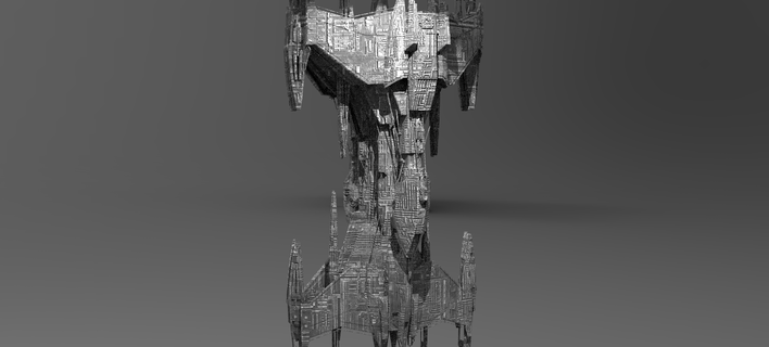 Mars Bergbau Turm Base dunkel Architektur Gebäude Stadt Strukturen futuristisch Außen Militär Konstrukteur sci fi architektonisch Krieg Sterne Cyberpunk scifi Kit Fantasie mittelalterlich uralt 3d print model - Mito3D