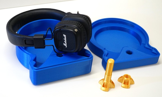 marshall major hard case headhone headphones hard case hardcase marshall major  3d print model - Mito3D
