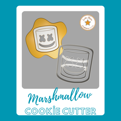marshmallow cookie cutter 3d print model - Mito3D