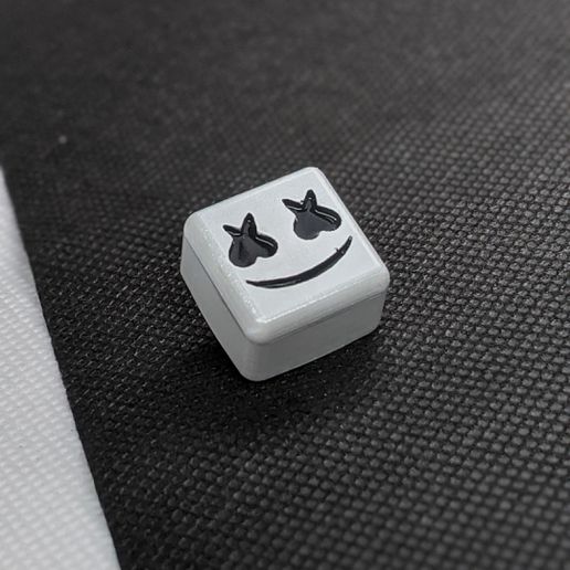 marshmello keycaps art artisankeycaps 3D print model - Mito3D