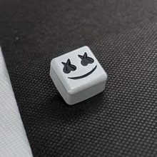 Marshmello Tastenkappen Kunst Handwerkerschlüsselkappen 3d print model - Mito3D