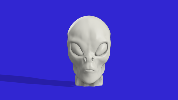 martien art reptilien extraterrestre ovni 3d print model - Mito3D