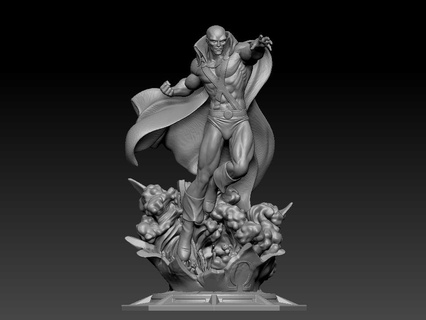 martian man hunter ready 3d print printing statue miniature action figure sculpture 3d print model - Mito3D