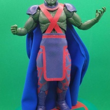 marciano cazador hombres cabeza justicia liga mezco Mcfarlane maravilla leyendas figura superhombre acción 3d print model - Mito3D