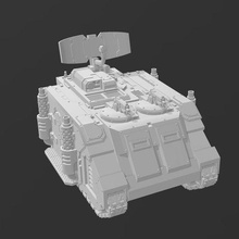 Marslı Desen gergedan Önder 30k 40k tiksindirici Warhammer Aşil proteus Horus sapkınlık Damocles komut tank 3d print model - Mito3D
