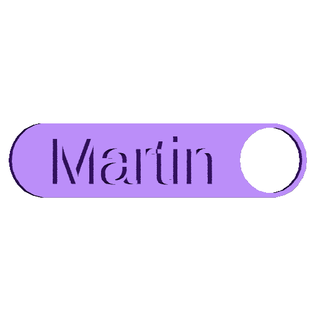 Martin 3d print model - Mito3D