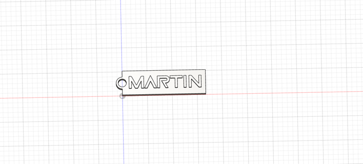 Martin anahtarlık 3d print model - Mito3D