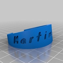 martina joalheria personalizado pulseiras 3d print model - Mito3D