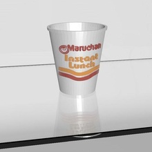 Maruchan vaso vidro enfeite penas lápis make up sopa escrivaninha cozinha 3d print model - Mito3D
