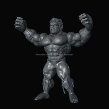 marvel-avengers hulk high poly action 3d print model - Mito3D