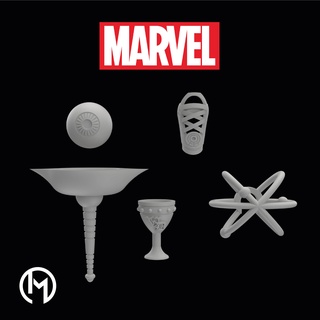 marvel accessories effects pack dr doom spiderman way home kang figures toys uatu comics villains weapons 3d print model - Mito3D