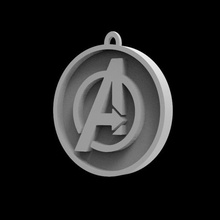 marvel avengers logo art mcu loki hulk antman hydra panthère noire captain america deadpool spiderman thor ironman de super-héros un trousseau clés 3d print model - Mito3D