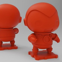 marvel classics iron man game ironman plakit purakito toys 3d print model - Mito3D