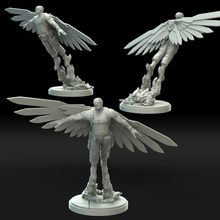 marvel crisis protocol falcon presupported included avengers miniature iron man captain america xmen superhero 3d print model - Mito3D