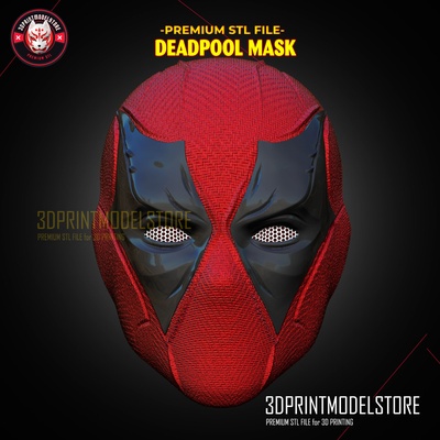 wunder totes schwimmbad maske requisiten cosplay helm mode vielfraß tot comic dc super grusel dr untergang spiel anime halloween 3d print model - Mito3D