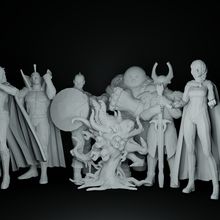 marvel figures series 11 pack art figure toy statue comic comics miniature mini sculpture fanart poly figurine avengers 3d print model - Mito3D