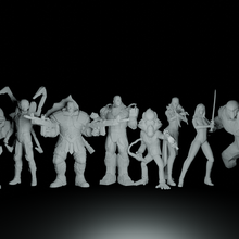 merveille figures séries 16 pack art figure jouet statue bande dessinée bandes dessinées miniature sculpture fanart poly figurine vengeurs men 3d print model - Mito3D