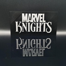 marvel knights logo çeşitli Şövalyeleri 3d print model - Mito3D