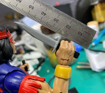 merveille légendes Thunderbird couteaux jouet 3d print model - Mito3D
