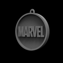 marvel logo art mcu loki hulk antman hydra panthère noire captain america deadpool spiderman thor ironman de super-héros un trousseau clés 3d print model - Mito3D