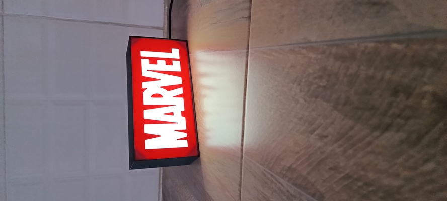 marvel poster candlestick light home comics comic desk heroes 3d print model - Mito3D